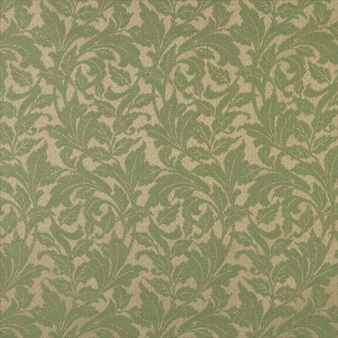 Picture of Designer Fabrics F602 54 in. Wide Dark Green- Floral Leaf Outdoor- Indoor- Marine Scotchgarded Fabric