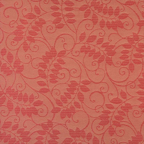 Picture of Designer Fabrics F630 54 in. Wide Red- Floral Vine Outdoor- Indoor- Marine Scotchgarded Fabric