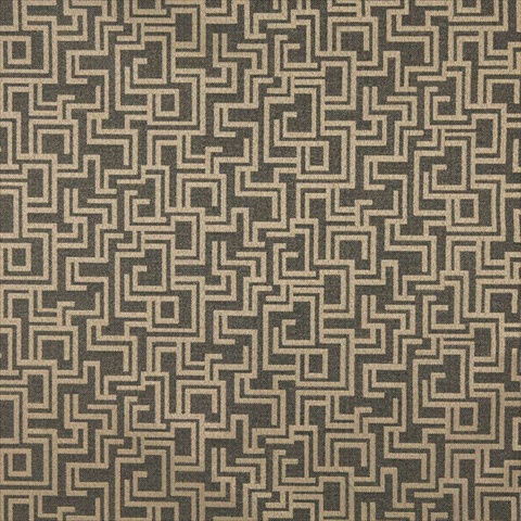Picture of Designer Fabrics F639 54 in. Wide Black- Geometric Outdoor- Indoor- Marine Scotchgarded Fabric