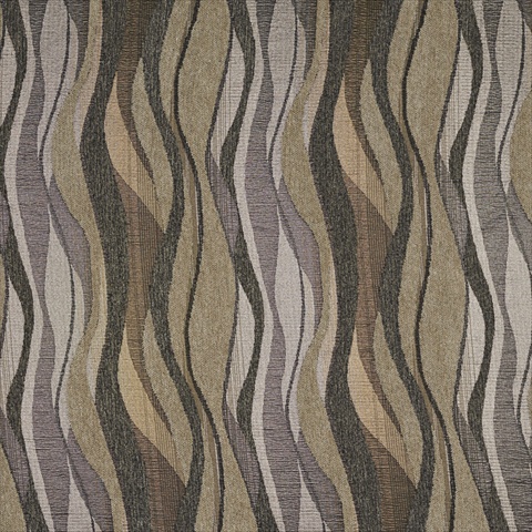 Picture of Designer Fabrics F528 54 in. Wide Silver And Grey&#44; Abstract Striped Chenille Upholstery Fabric