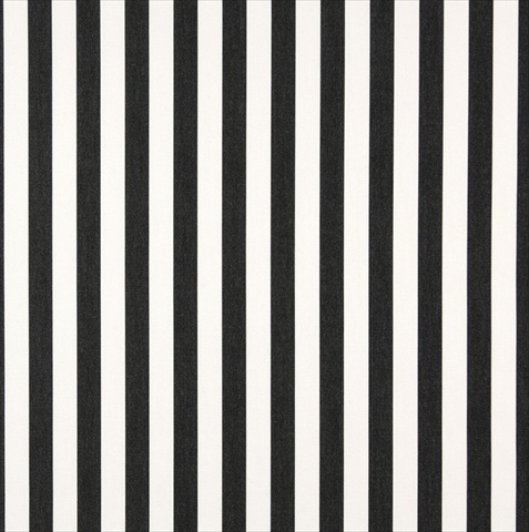 Picture of Designer Fabrics B489 54 in. Wide Black&#44; Striped Indoor & Outdoor Marine Scotchgard Upholstery Fabric