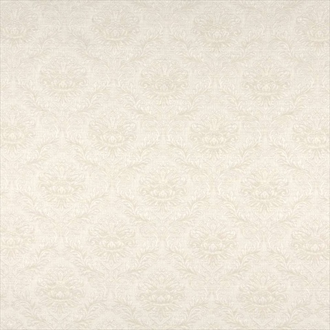 Picture of Designer Fabrics A072 54 in. Wide Beige And Off White Flowers And Leaves Upholstery Fabric
