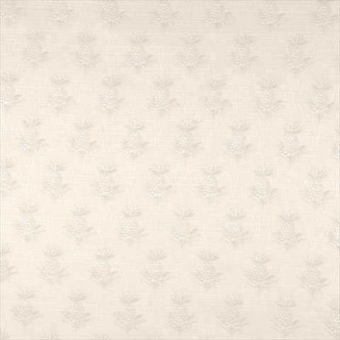 Picture of Designer Fabrics A076 54 in. Wide Beige And Off White Textured Pineapples Upholstery Fabric