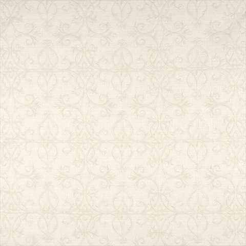 Picture of Designer Fabrics A078 54 in. Wide Beige Vine Trellis Upholstery Fabric