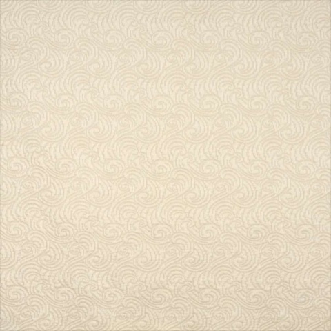 Picture of Designer Fabrics A085 54 in. Wide Off White Abstract Swirls Upholstery Fabric