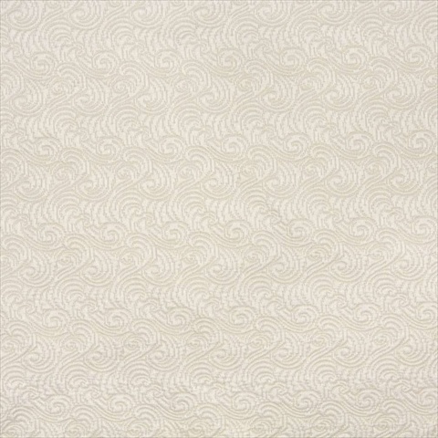 Picture of Designer Fabrics A088 54 in. Wide Off White Abstract Swirls Upholstery Fabric