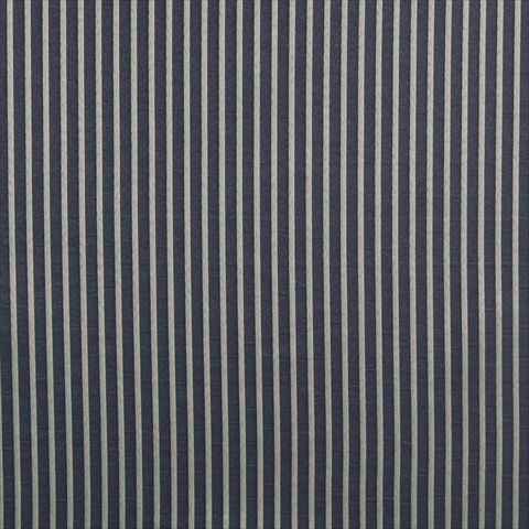 Picture of Designer Fabrics B609 54 in. Wide Navy Blue&#44; Striped Jacquard Woven Upholstery Fabric
