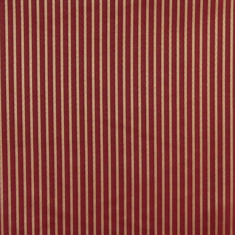 Picture of Designer Fabrics B616 54 in. Wide Red&#44; Striped Jacquard Woven Upholstery Fabric