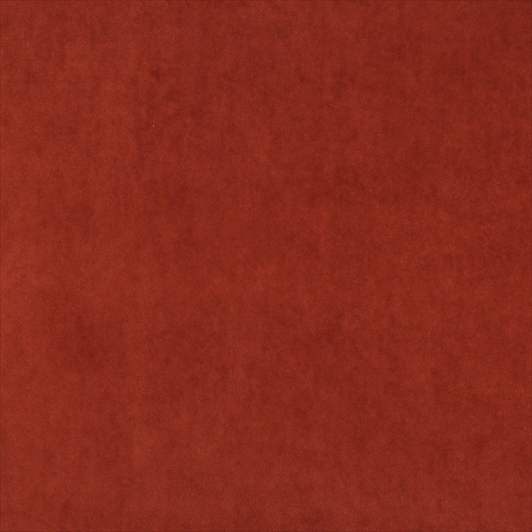 54 in. Wide , Rust Red Authentic Cotton Velvet Upholstery Fabric