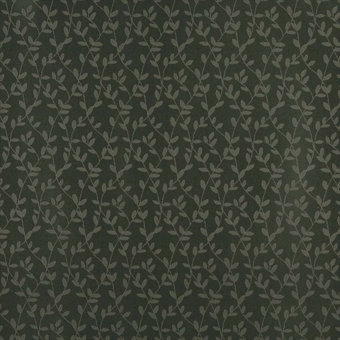 D314 54 in. Wide - Hunter Green Vine Leaves Jacquard Woven Upholstery Fabric