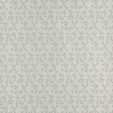 D318 54 in. Wide - Green And Grey Vine Leaves Jacquard Woven Upholstery Fabric