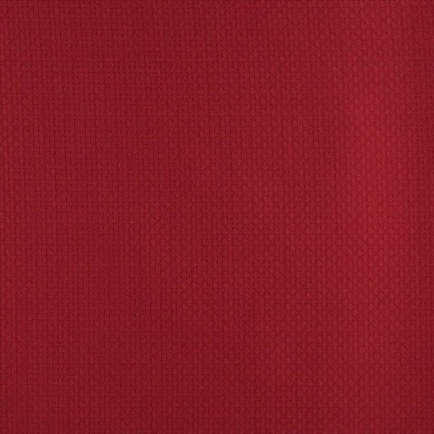 D341 54 in. Wide - Red Basket Weave Jacquard Woven Upholstery Fabric
