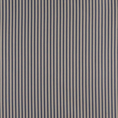 Picture of Designer Fabrics D365 54 in. Wide &#44; Blue And Beige Thin Striped Jacquard Woven Upholstery Fabric