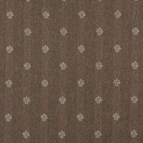 Picture of Designer Fabrics C603 54 in. Wide Two Toned Brown- Leaves Country Style Upholstery Fabric