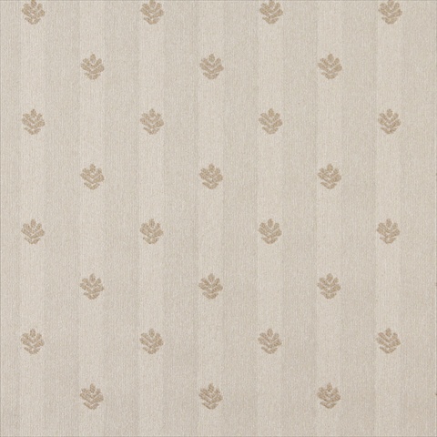 Picture of Designer Fabrics C605 54 in. Wide Khaki And Beige- Leaves Country Style Upholstery Fabric