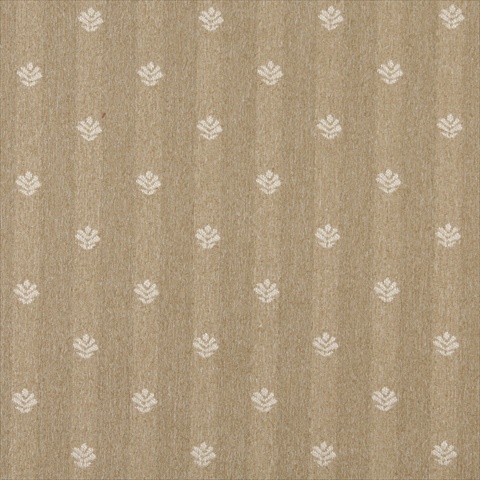 Picture of Designer Fabrics C607 54 in. Wide Gold And Ivory- Leaves Country Style Upholstery Fabric