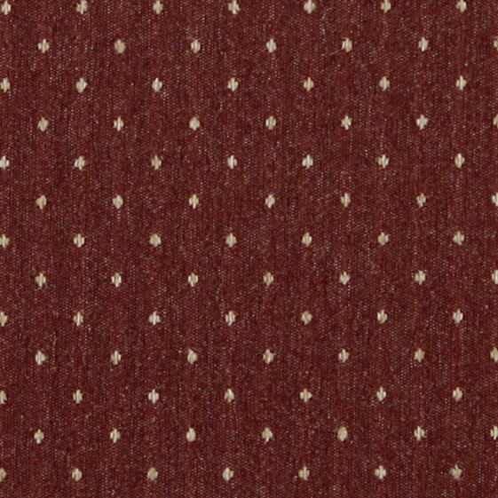 Picture of Designer Fabrics C616 54 in. Wide Rustic Red And Beige- Dotted Country Style Upholstery Fabric
