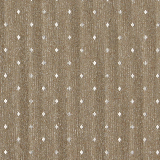 Picture of Designer Fabrics C619 54 in. Wide Light Brown And Ivory- Dotted Country Style Upholstery Fabric