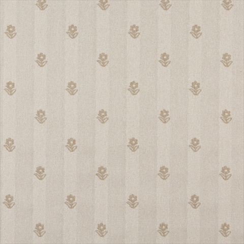 Picture of Designer Fabrics C625 54 in. Wide Khaki And Beige- Flowers Country Style Upholstery Fabric