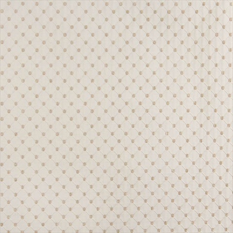 54 in. Wide Off White, Diamond Jacquard Woven Upholstery Fabric