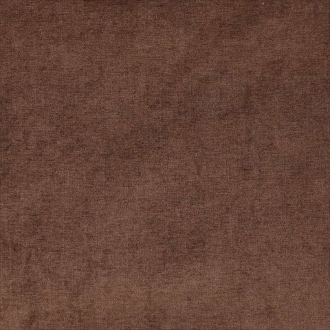 D239 54 in. Wide Chocolate Brown- Solid Woven Velvet Upholstery Fabric