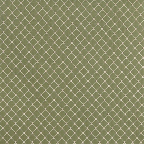 54 in. Wide Light Green, Diamond Jacquard Woven Upholstery Fabric