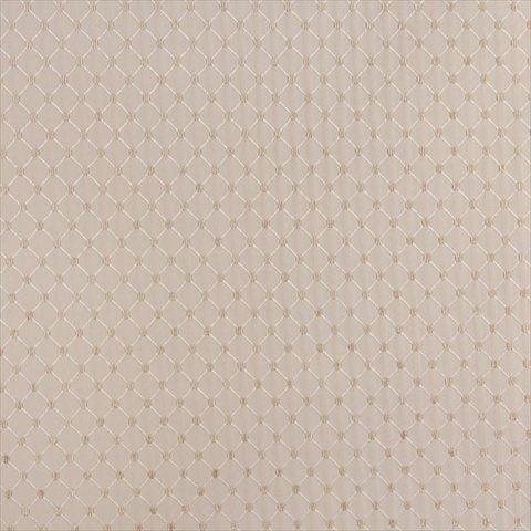 B650 54 in. Wide Beige- Diamond Jacquard Woven Upholstery Fabric