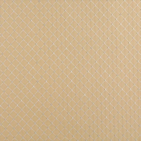 54 in. Wide Gold, Diamond Jacquard Woven Upholstery Fabric