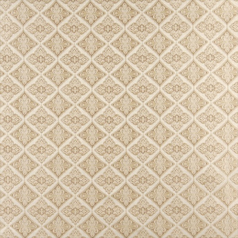 Picture of Designer Fabrics K0012D 54 in. Wide Ivory Embroidered&#44; Diamond Brocade&#44; Upholstery And Window Treatments Fabric