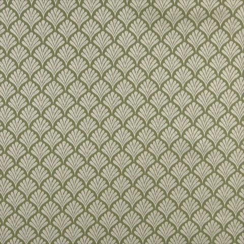 54 in. Wide Light Green- Fan Jacquard Woven Upholstery Fabric