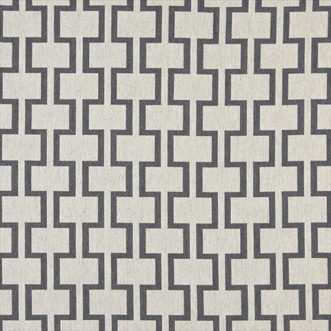 Picture of Designer Fabrics K0002B 54 in. Wide Cadet Blue And Off White- Modern- Geometric Designer Quality Upholstery Fabric