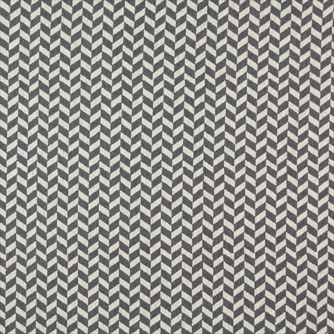 Picture of Designer Fabrics K0004B 54 in. Wide Cadet Blue And Off White- Herringbone Slanted Check Designer Quality Upholstery Fabric