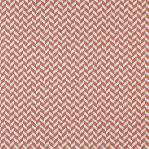 Picture of Designer Fabrics K0004C 54 in. Wide Persimmon And Off White- Herringbone Slanted Check Designer Quality Upholstery Fabric