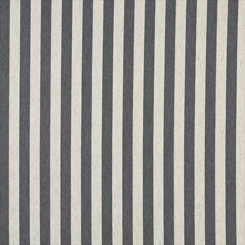 Picture of Designer Fabrics K0009B 54 in. Wide Cadet Blue And Off White&#44; Striped&#44; Designer Quality Upholstery Fabric