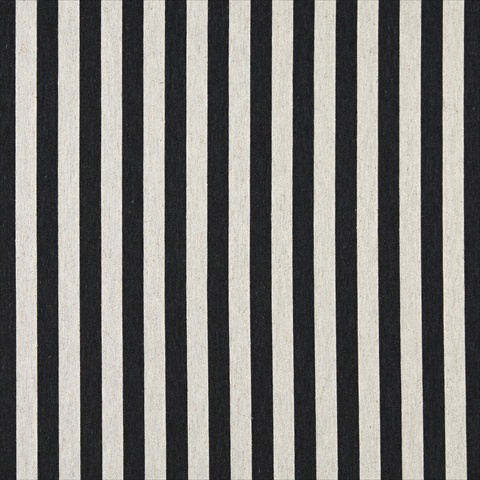 Picture of Designer Fabrics K0009G 54 in. Wide Midnight And Off White&#44; Striped&#44; Designer Quality Upholstery Fabric
