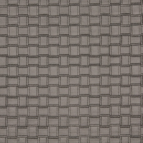 Picture of Designer Fabrics G660 54 in. Wide Silver&#44; Metallic Basket Woven Upholstery Faux Leather