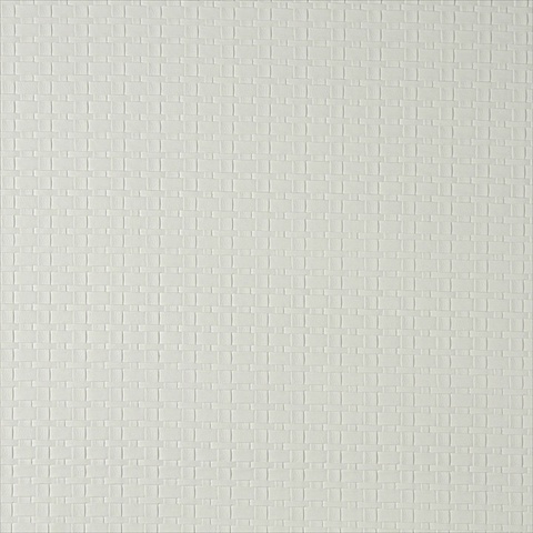 Picture of Designer Fabrics G684 54 in. Wide White&#44; Thin Basket Woven Upholstery Faux Leather