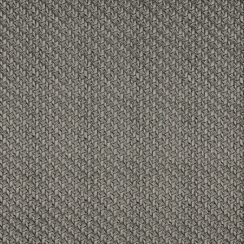 Picture of Designer Fabrics G786 54 in. Wide Silver&#44; Metallic Cross Hatch Upholstery Faux Leather
