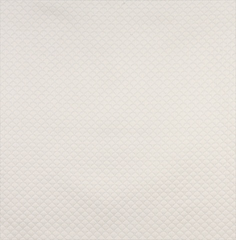 Picture of Designer Fabrics C464 54 in. Wide Off White Quilted Small Shells Upholstery Fabric