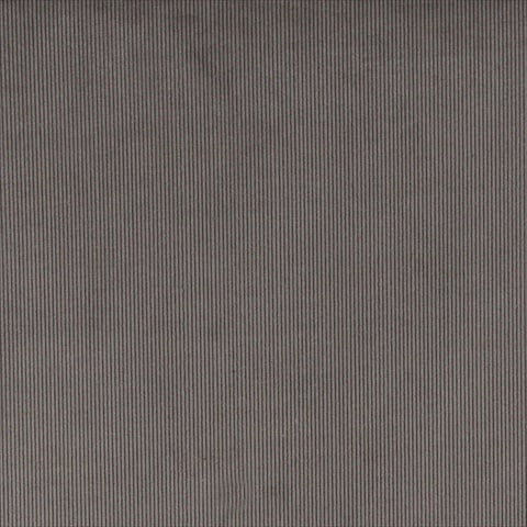 Picture of Designer Fabrics C187 54 in. Wide Grey Thin Solid Corduroy Striped Upholstery Velvet Fabric