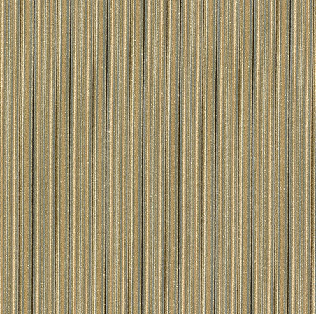 F476 54 in. Wide Navy- Blue And Beige Thin Stripe Woven Upholstery Fabric