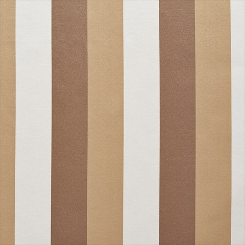 Picture of Designer Fabrics U0110D 54 in. Wide Beige&#44; White And Taupe Thick 3 Color Stripes Silk Satin Upholstery Fabric