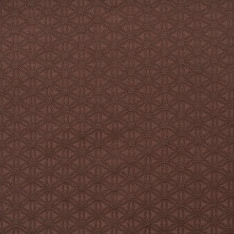 E528 54 in. Wide Brown- Flower Jacquard Woven Upholstery Grade Fabric