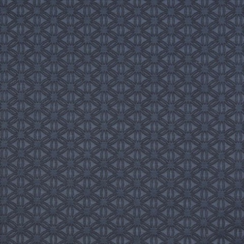E531 54 in. Wide Blue- Flower Jacquard Woven Upholstery Grade Fabric
