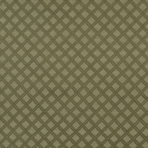 54 in. Wide Green, Diamond Jacquard Woven Upholstery Grade Fabric