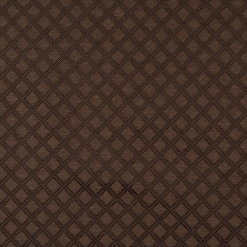 54 in. Wide Brown, Diamond Jacquard Woven Upholstery Grade Fabric