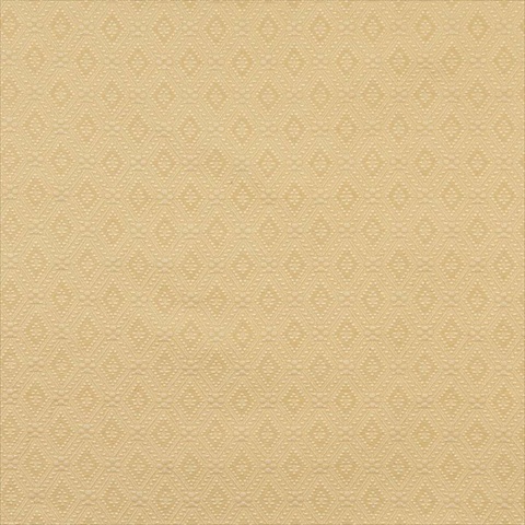 Gold Diamond Jacquard Woven Upholstery Grade Fabric - Gold - 54 in.