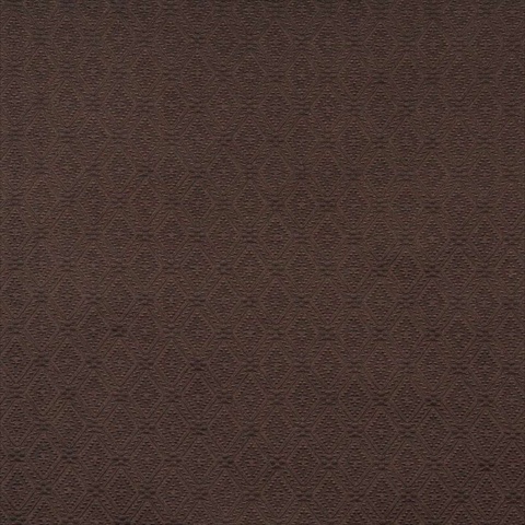 54 in. Wide Brown, Diamond Jacquard Woven Upholstery Grade Fabric