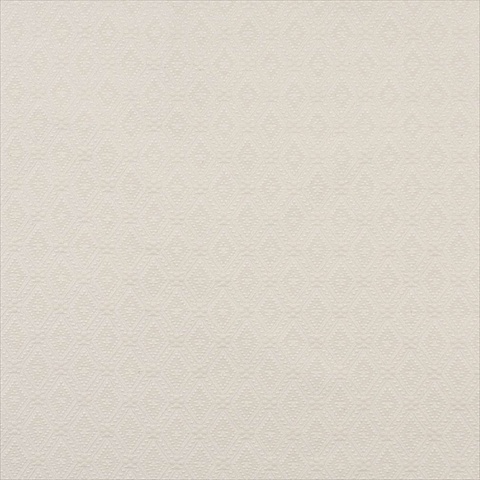 54 in. Wide Off White- Diamond Jacquard Woven Upholstery Grade Fabric