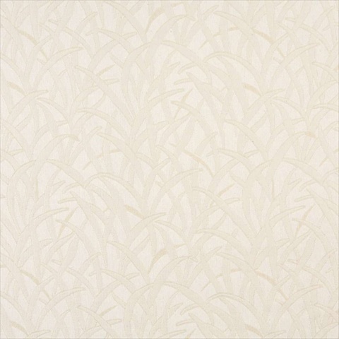E582 54 in. Wide Ivory White- Grassy Meadow Jacquard Woven Upholstery Grade Fabric